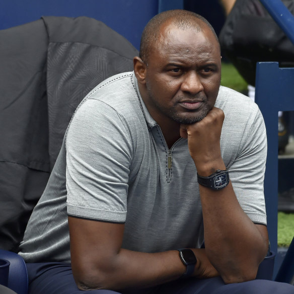Patrick Vieira is the only current person of colour in charge of an English Premier League team.