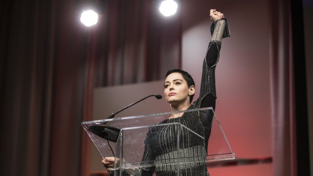 Rose McGowan: a leading figure in the backlash against sexual harassment and abuse in Hollywood.