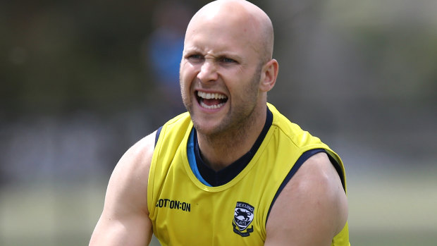 Gary Ablett provides leadership without a title, says coach Chris Scott.
