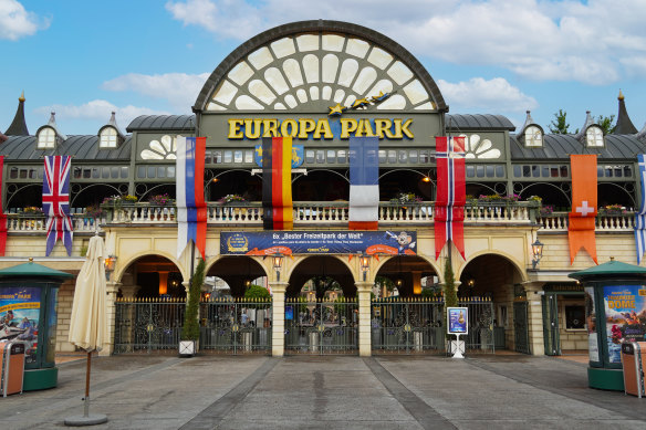 Europa-Park sits on 235 acres in Rust, Germany.