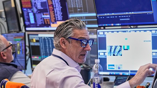 Wall Street retreated from its record highs. 