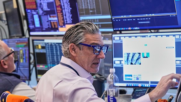 Wall Street retreated from its record highs. 