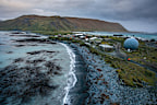 The island is extremely remote, located roughly halfway between Tasmania and Antarctica.