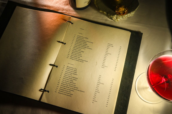 Kazuki’s drinks list is a considered match for the menu’s dishes.