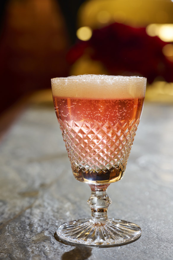 A Champagne Royale is one of the classic cocktails on offer.