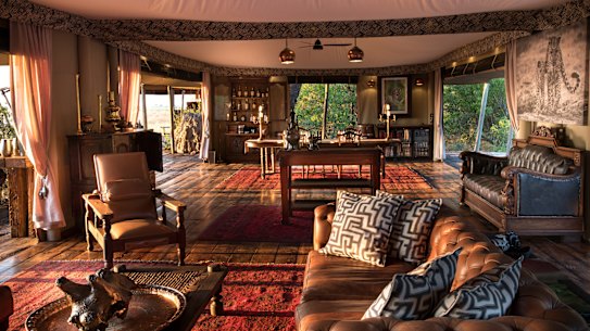 Muito mais que uma barraca... a sala.