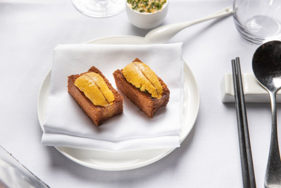 Prawn toast at Lee Ho Fook/