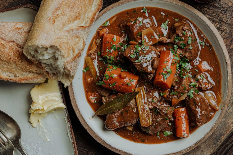Adam Liaw’s Classic Beef and Red Wine Stew