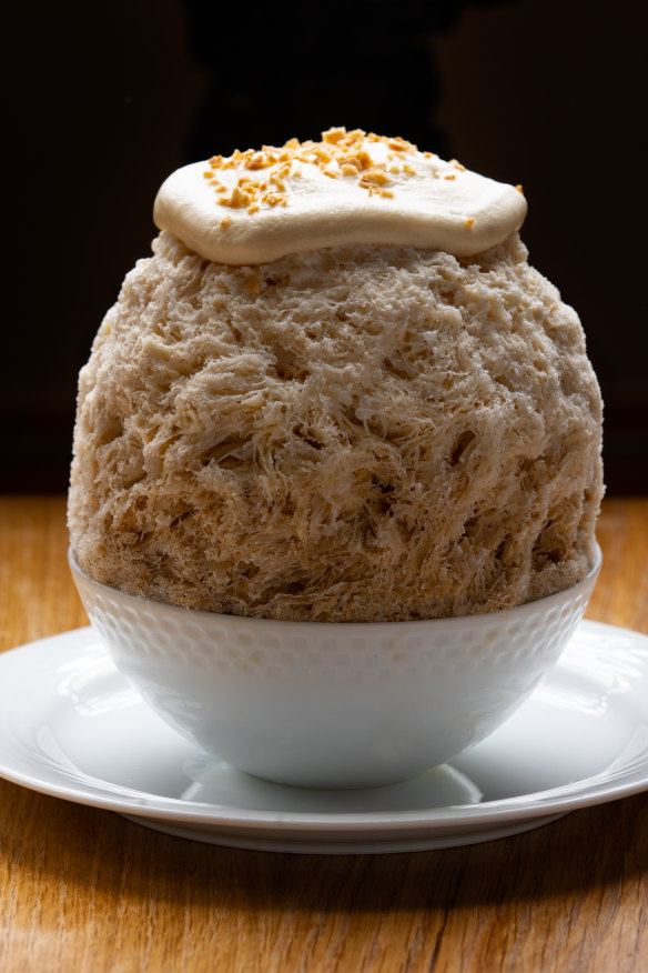 Cafe au lait kakigori.