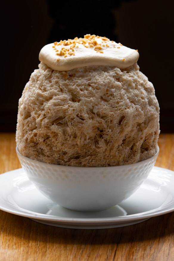 Cafe au lait kakigori.