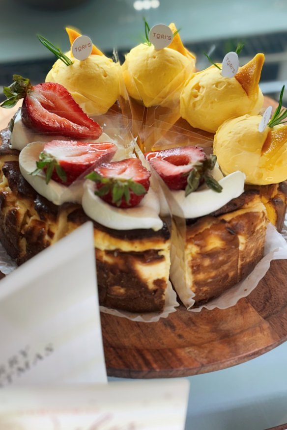 Tori’s is known for its cheesecake.