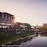 An artist impression of the new Women and Babies hospital at Murdoch.