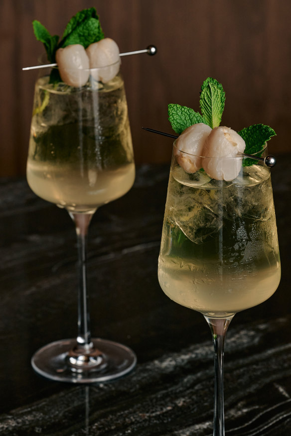 Lychee spritz.