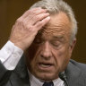 Robert F. Kennedy, Jr testifies during the second hearing for his pending confirmation as secretary of Health and Human Services.