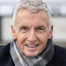Bruce McAvaney at Morphettville Racecourse in Adelaide for Who Do You Think You Are?