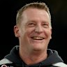 All smiles: Michael Voss will coach the Blues next year.