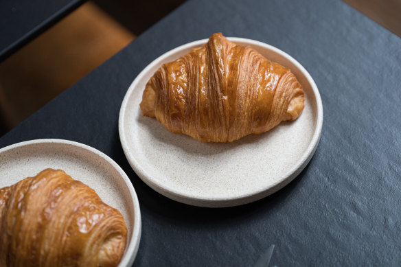 The butter croissant at Lune.