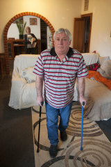 Paul Chapman has been fighting for an insurance payout after injuring his knees in a workplace accident in 2012.