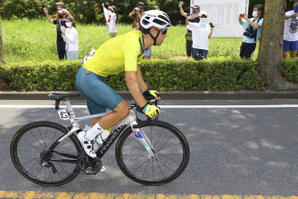 Richie Porte a quitté la maison pendant sept semaines pour participer au Tour de France et aux Jeux olympiques de 2021.