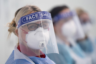 Healthcare workers fear being infected with COVID-19 due to restrictions on who can access protective equipment. 