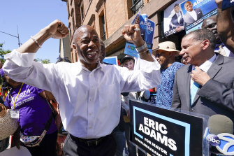 New York mayor Eric Adams.