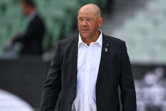 Andrew Symonds  arrives at the Shane Warne memorial at the Melbourne Cricket Ground 30th March 2022.