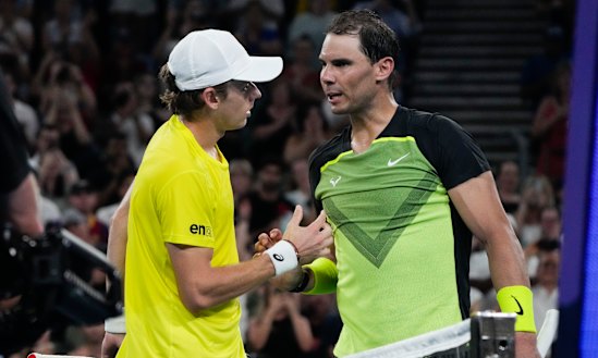 There is mutual respect between Spanish legend Rafael Nadal and Australia’s Alex de Minaur.