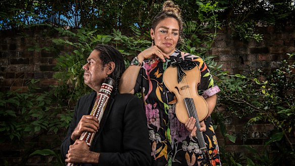 William Barton and Veronique Serret are set to present an hour-long collaboration at the Sydney Festival.