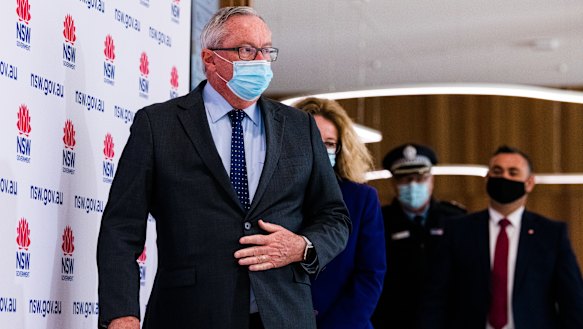 Health Minister Brad Hazzard said the hospital system is strained but coping.