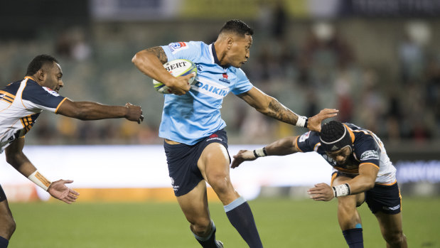 Controversy: Israel Folau has fended off any retribution from Rugby Australia in the short term.