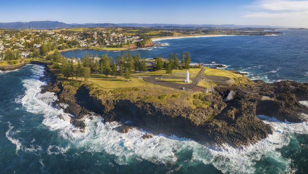 Blowhole Point at Kiama – one of the regional council areas outside Sydney that is in the million-dollar house price club.