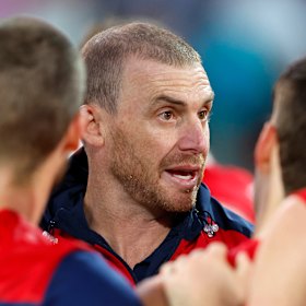 Melbourne coach Simon Goodwin.