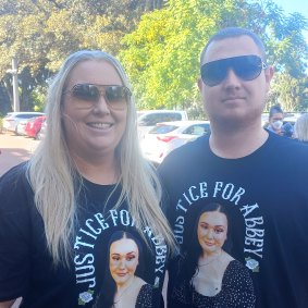Amanda Fairfield and Blair Lawson attended the court appearance of Evie Butterfield who is accused of causing the death of 21-year-old Abbey Sheriff.