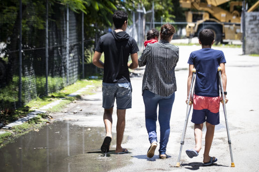 Refugees on Nauru in 2018.