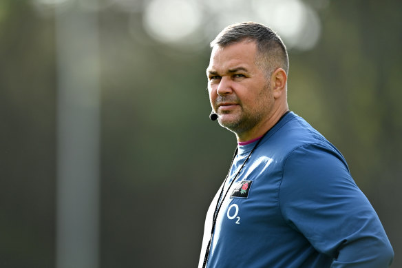 Anthony Seibold spent two years with the England rugby team. 