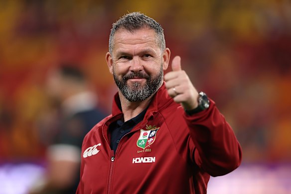 Lions head coach Andy Farrell.