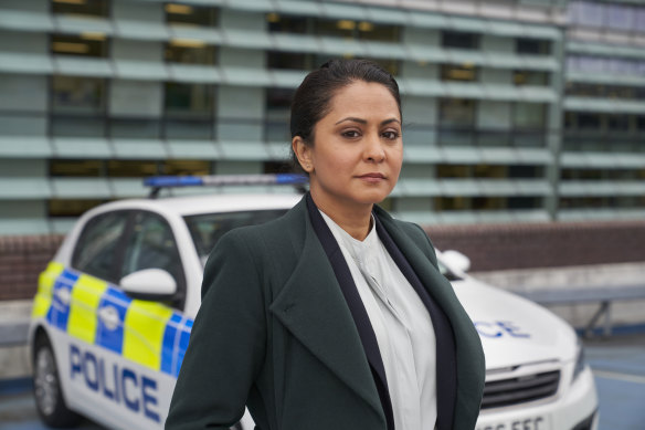 Parminder Nagra in the British police thriller DI Ray.