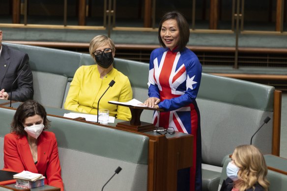 Dai Le in parliament on Monday: “This migration story belongs to all of us. It’s our story, and we can all be proud to share it.”