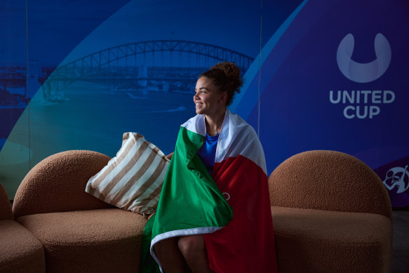 Italian world No. 4 Jasmine Paolini.