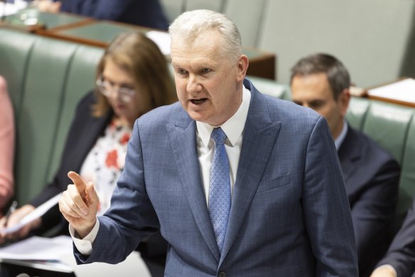 Employment Minister Tony Burke spoke about new legislation for gig workers that will be introduced to parliament next week.