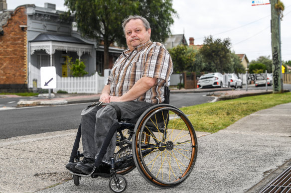 Disabled Motorists' Australia president Emilio Savle is concerned about the impact of parking changes.