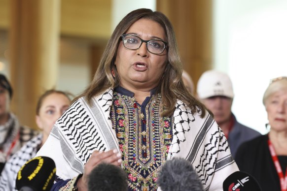 Greens senator Mehreen Faruqi is parting with a parcel of land in her home city of Lahore, Pakistan.