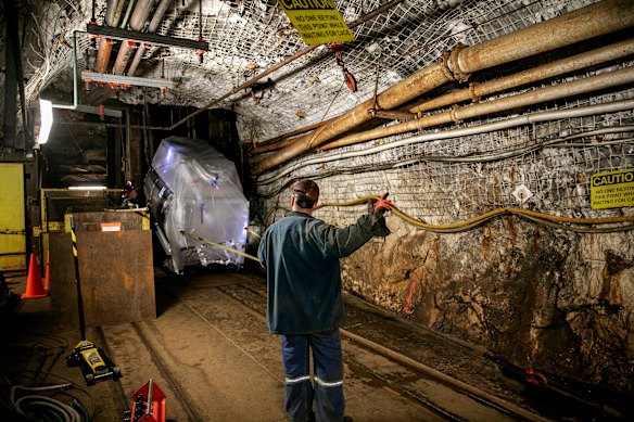 The LZ detector was moved 1.5 kilometres underground into a gold mine to shield it from cosmic rays.