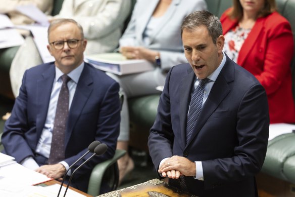 Prime Minister Anthony Albanese and Treasurer Jim Chalmers.