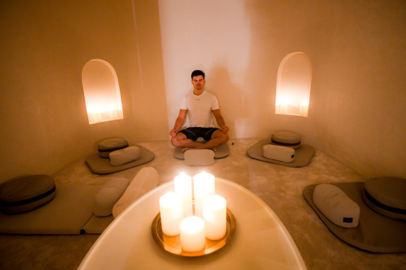The “meditation cave” in Saint Haven, a private wellness centre in Collingwood.