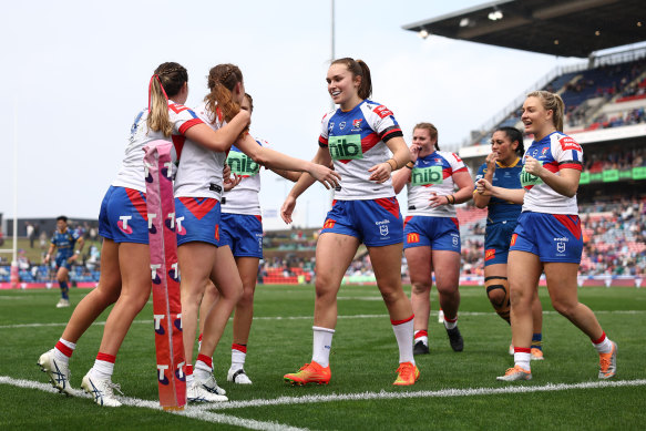 The Knights have shown rapid improvement since their first season in the NRLW.