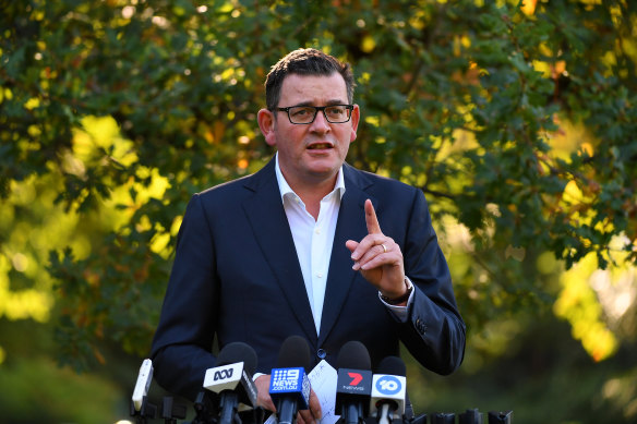 Victorian Premier Daniel Andrews.