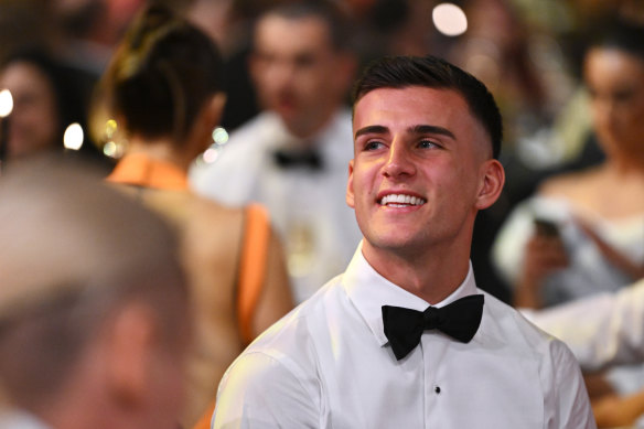 Nick Daicos was edged out of a Brownlow Medal win in the final round