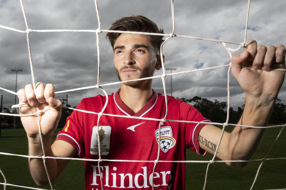 A-League player Josh Cavallo.