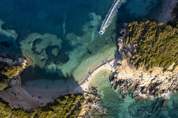 Ksamil Island on the Albanian Riviera.
